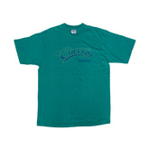 Vintage 90s XL Cheers Boston Teal Graphic Single Stitch Tee Shirt